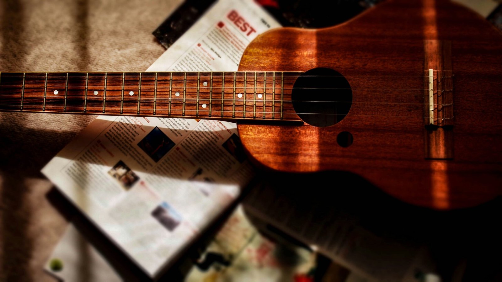 Ukulele ir zurnalas